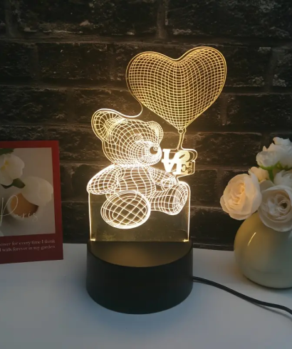 LED Lamp Bear №1074